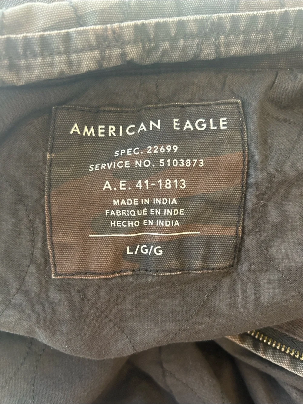 American Eagle Camo Jacket
